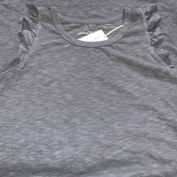 (M)- Universal Thread Women's Ruffle Tank Dress - Gray - Picture 3 of 10